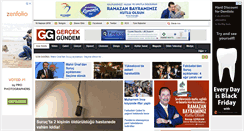 Desktop Screenshot of gercekgundem.com